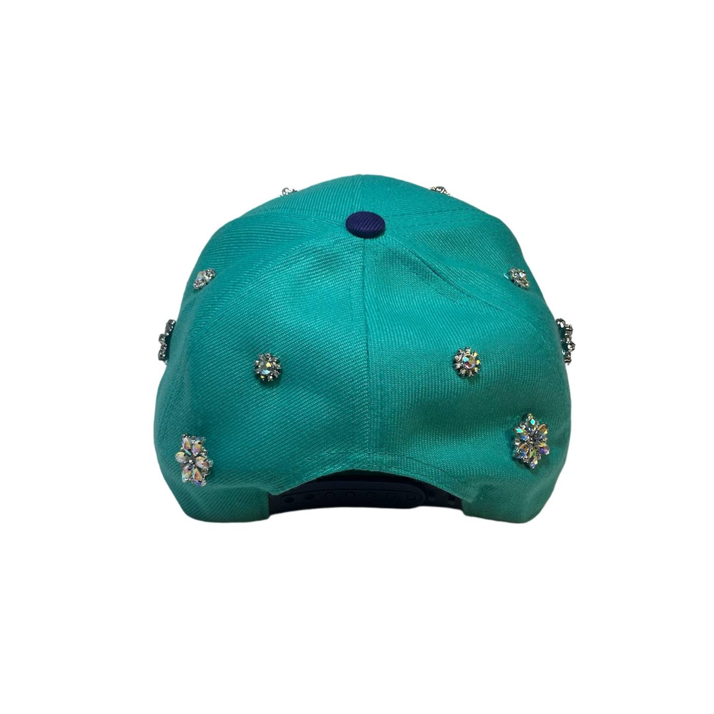 YM Turquoise jeweled hat