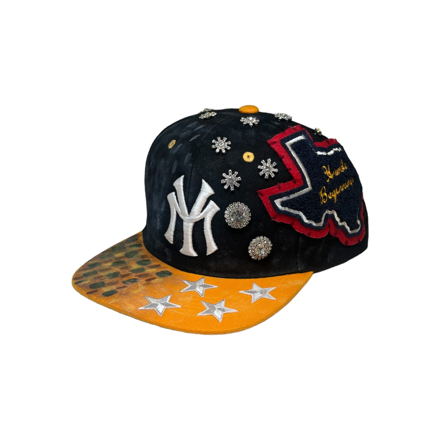 YM jeweled hat