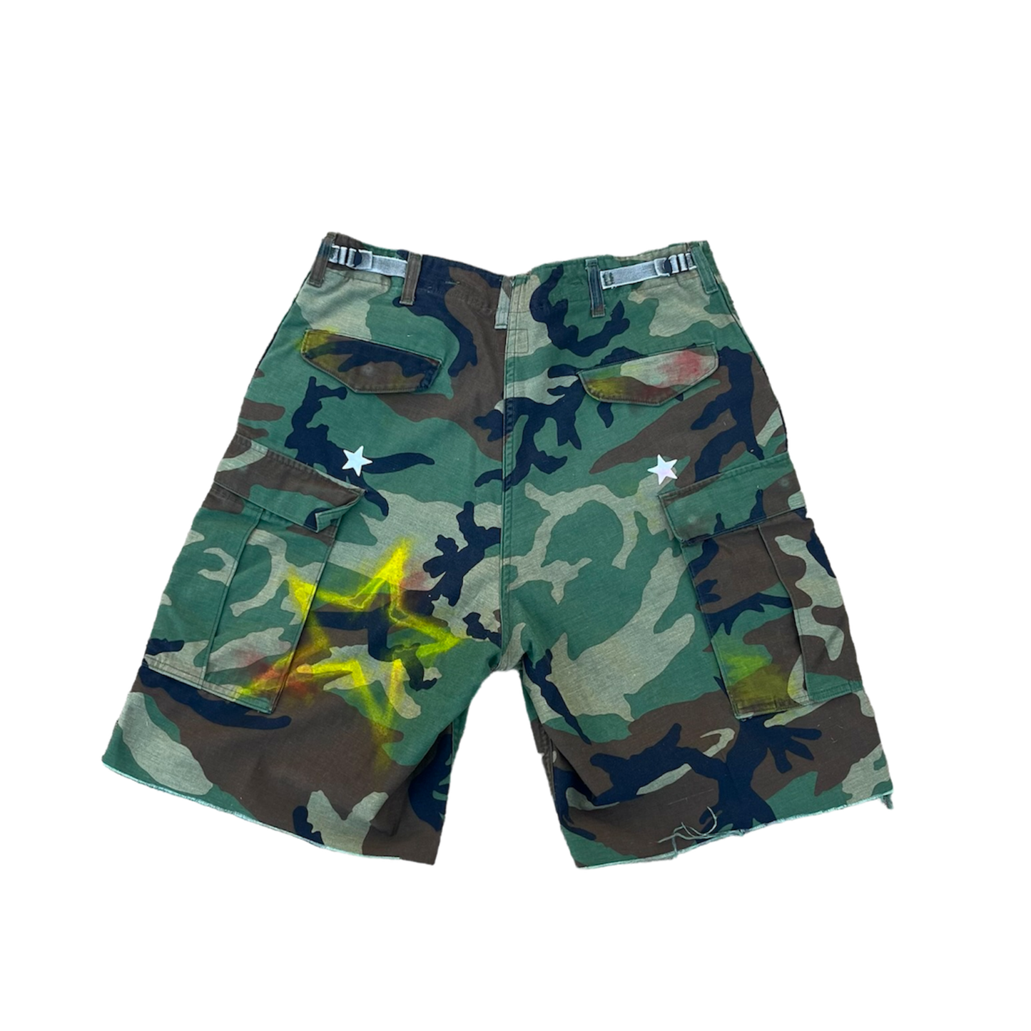 Star camo shorts (size 34)