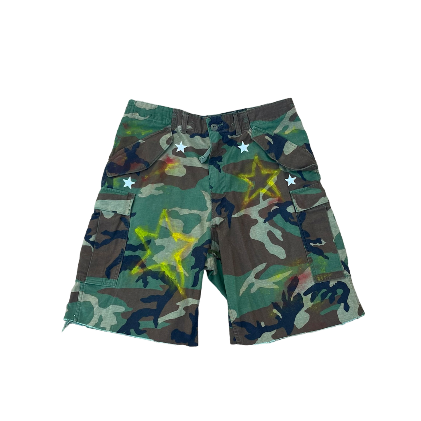 Star camo shorts (size 34)